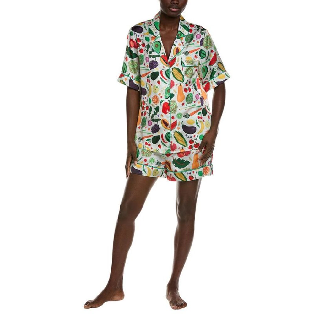 Karen Mabon Womens 2Pc Print Pajama Set